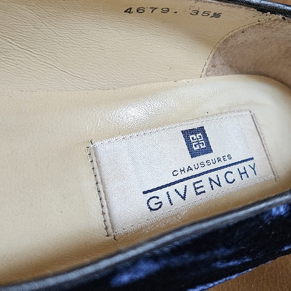 Women's Givenchy Blue Velvet Pump Heels Size 6 US - Picture 10 of 12